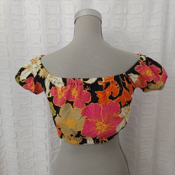 ARITZIA Wilfred Floral Crop Top Size XS - Picture 7 of 12